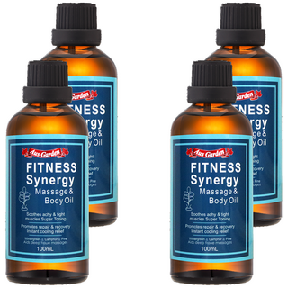 Aus Garden澳維花園精油 A703 運動健身按摩油 100ml, 4瓶