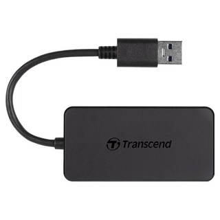 Transcend 創見 HUB2K U3 4 Port USB 3.1 gen 1 HUB 集線器, 黑色, 1個