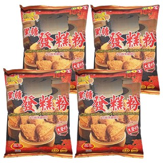 金錢豹 黑糖發糕粉 可做黑糖糕, 1kg, 4包