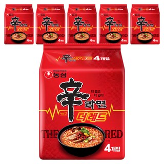 NONGSHIM 農心 The Red兩倍特辣辛拉麵 125g, 24包