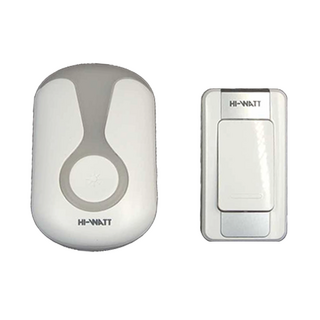 HI-WATT 海威特 超高頻看護專用鈴 插電式 HW-A12 門鈴 + 按鍵,1組