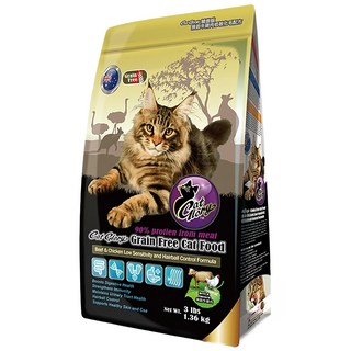 Cat Glory 驕傲貓 全齡貓 低敏化毛配方 乾飼料, 無穀牛雞肉, 1.36kg, 1包
