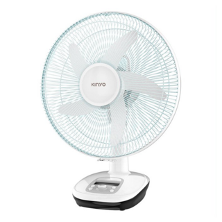 Kinyo 充電風扇, CF-1455, 白色