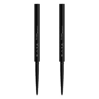 KATE 凱婷 凝色柔滑眼線膠筆 N BK-1 濃黑 0.08g 極細膠筆 防水持久, 2支