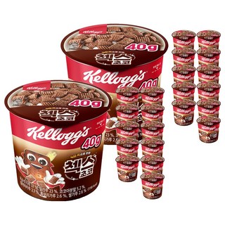 Kellogg's 家樂氏 5穀巧克力格格脆 杯裝, 40g, 24個
