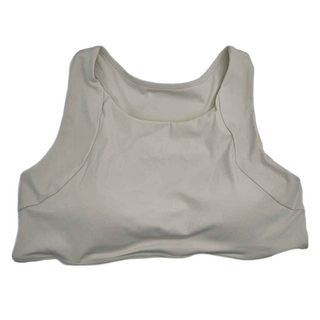 工字美背高強度瑜伽背心 象牙白 XL 78% 錦綸 22% 氨綸