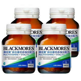 BLACKMORES 澳佳寶 綜合維他命強效配方膠囊，含20種維他命，適合全家，補充日常飲食中缺乏的營養素, 30顆, 4罐