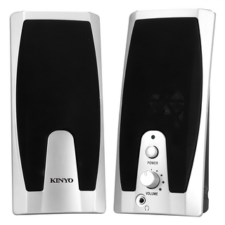 Kinyo USB接頭多媒體音箱 75 x 70 x 172mm, US-192, 黑色