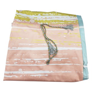 打孔式空調長門簾 窗簾 優質印染不退色 100%聚酯纖維, 200 x 150cm, 雨後彩虹