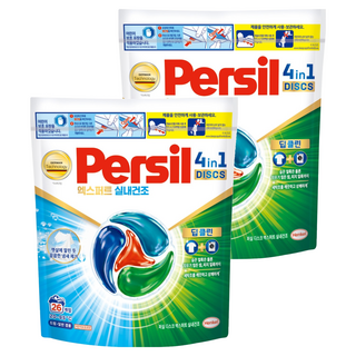 퍼실 디스크 엑스퍼트 실내건조 파우치, 26개입, 2개