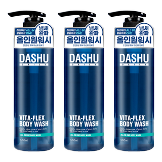 DASHU 男士多合一沐浴乳, 500ml, 3個