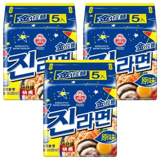 OTTOGI 不倒翁 金拉麵 原味 120g, 15包