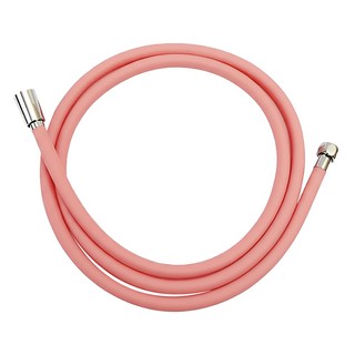 AQUADUO 自動排水軟管 2M 專利 PVC材質 360度順暢旋轉, 粉紅色