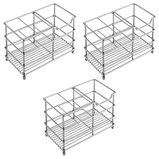 小麥購物 不鏽鋼牙刷架四格款 184g, 3個