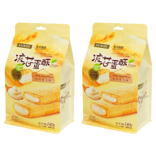 巧戀流芯蛋酥-白巧克力, 140g, 2袋