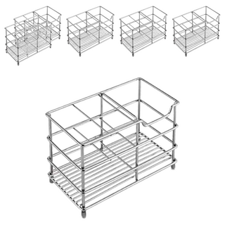 小麥購物 不鏽鋼牙刷架四格款 184g, 6個