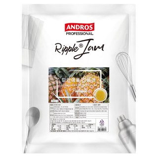 ANDROS 鳳梨波紋果醬, 1kg, 1個