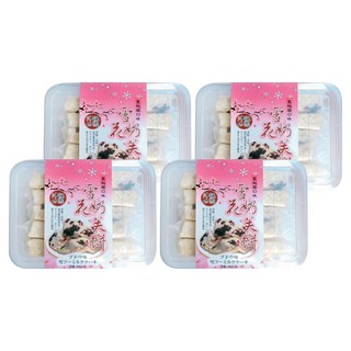 沖繩之戀 雪花奶芙 蔓越莓口味 非油炸天然烘焙製作 香醇奶味口感酥脆, 260g, 4盒