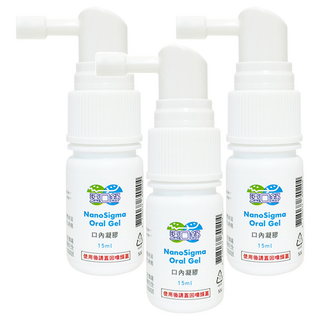 nano 翰強 速口舒 口內凝膠-噴瓶型, 15ml, 3瓶