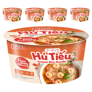 CUNG DINH KOOL 泰式酸辣河粉，84g，Q彈滑順, 5入