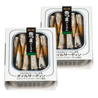 K&K 油浸沙丁魚 - 日本海產 罐製食品, 105g, 2罐