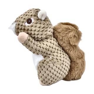 高質感毛絨玩偶 松鼠，可愛造型, 1個, 16*14*11cm