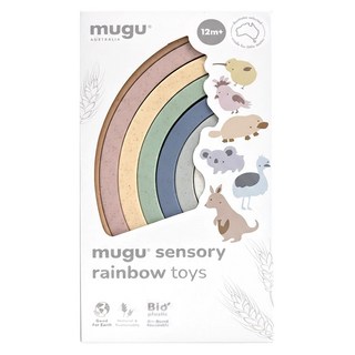 澳洲 mugu 感官學習疊疊彩虹 MGBO3102 1歲以上, 1個