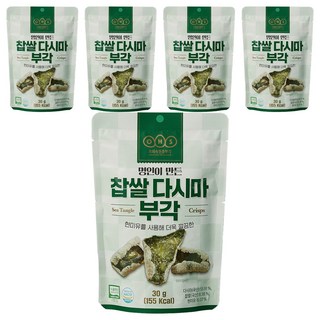 오희숙전통부각 찹쌀 다시마 부각, 30g, 5개