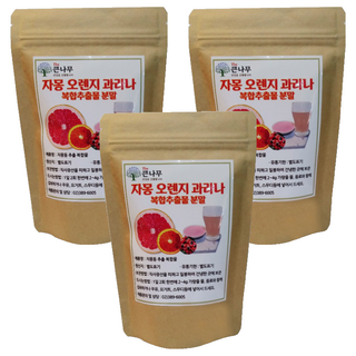 大樹葡萄柚橙瓜拉那復合提取物粉末, 1包, 3包, 200g