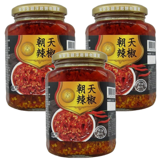 金太子 朝天辣椒, 350g, 3罐