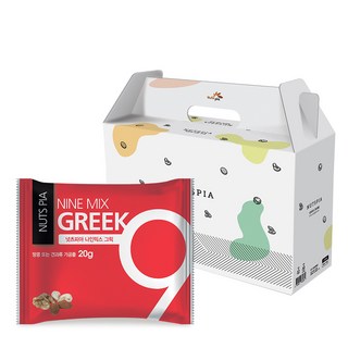 넛츠피아 나인믹스 그릭 하루견과, 20g, 50개