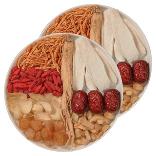 仁濟中藥 西洋參蟲草花紅棗燉湯包 溫和滋補 獨立包裝 四季皆宜, 55.2g, 2包