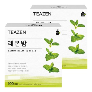 티젠 레몬밤 차, 1.2g, 100개입, 2개