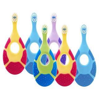 조르단 스텝 1단계 영유아칫솔, 랜덤 발송, 1개입, 6개