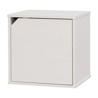 IRIS OHYAMA 愛麗思歐雅瑪 立方體附門組合收納櫃 CQB-35D, 灰白色