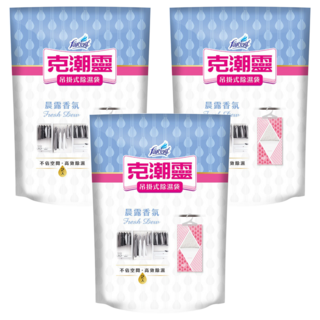 farcent 花仙子 克潮靈 吊掛除濕袋 晨露香氛 2入, 400g, 3包