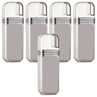 美得像專櫃 3合1漱口杯 透灰銀, 275g, 5個