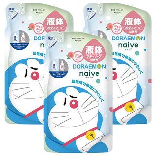 Kracie 葵緹亞 The Naive 哆啦A夢沐浴乳 補充包, 360ml, 3袋