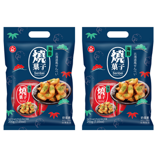 九福 海苔燒果子, 200g, 台灣製造, 2袋