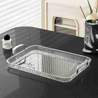 ANYONE PICK 現代風手把托盤, 透明, 1個