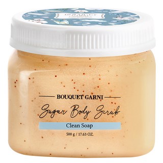 부케가르니 슈가 바디스크럽 클린솝, 500g, 1개