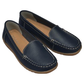 [孝親鞋] USEVEN 女性皮革舒適基本款樂福鞋 DM1005