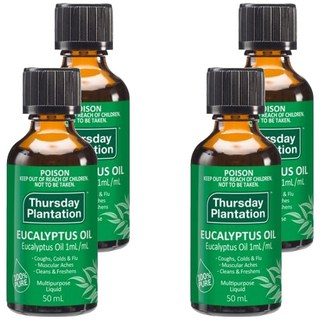 Thursday Plantation 星期四農莊 精油 尤加利, 50ml, 4瓶