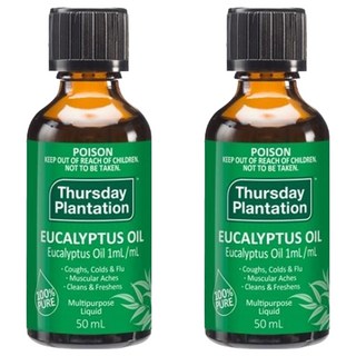 Thursday Plantation 星期四農莊 精油 尤加利, 50ml, 2瓶