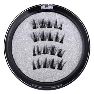 Mass 生活好物 量子磁力假睫毛套組 白月光款+睫毛夾 HPD09, 1組