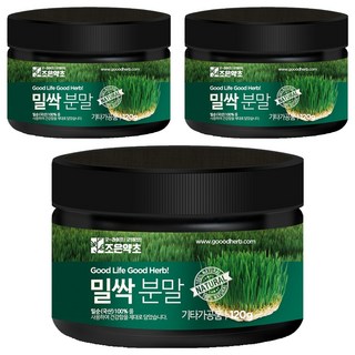 Choeun Herb 小麥草粉, 3個, 120g