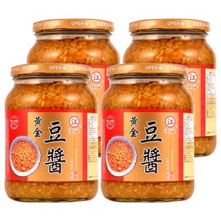 江記 黃金豆醬 無添加防腐劑、人工色素, 840g, 4罐