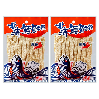 北海 麻辣北海鱈魚香絲, 45g, 4包