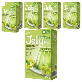 Bread Garden 青葡萄口味果凍粉, 100g, 6盒