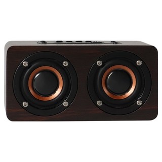 DTAudio 木質藍牙喇叭, WH5, 深胡桃木